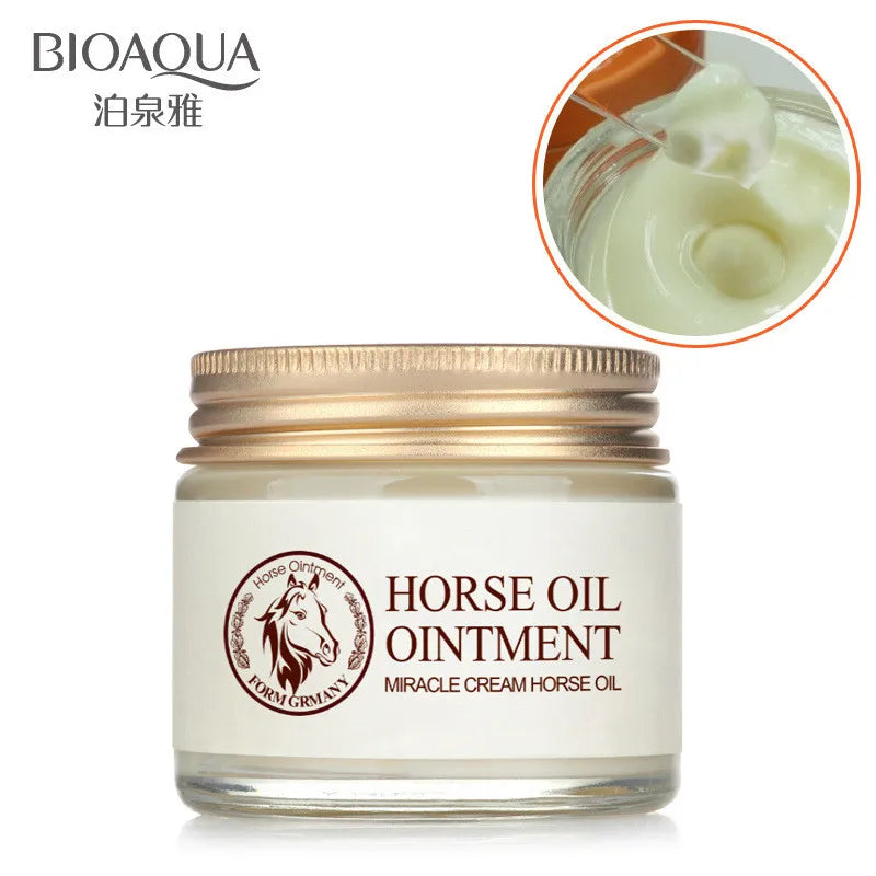 BIOAQUA Face Cream Horse Oil Ointment Moisturizer