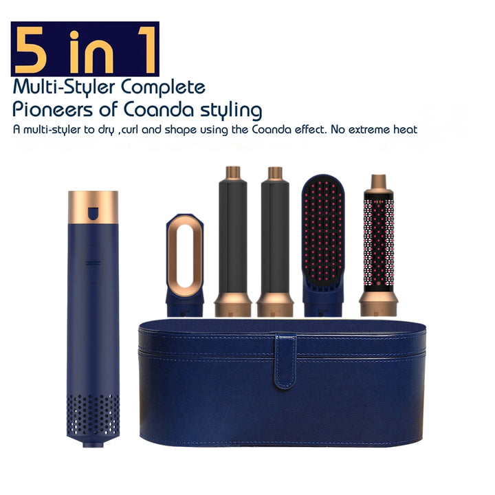 New Hair Dryer Multi Hair Styler 5 In1 Curling Iron Hair Straightener