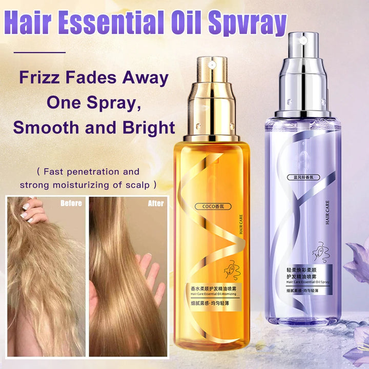 100ml Hair Essential Oil Spray Frizz Damaged HairCare