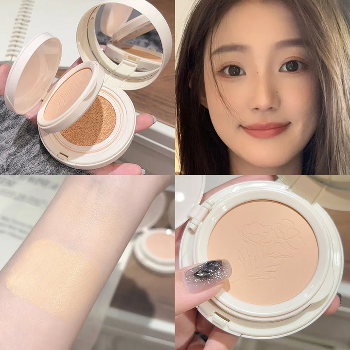 2 in 1 Double Layer Powder Cushion Clear Natural Lasting