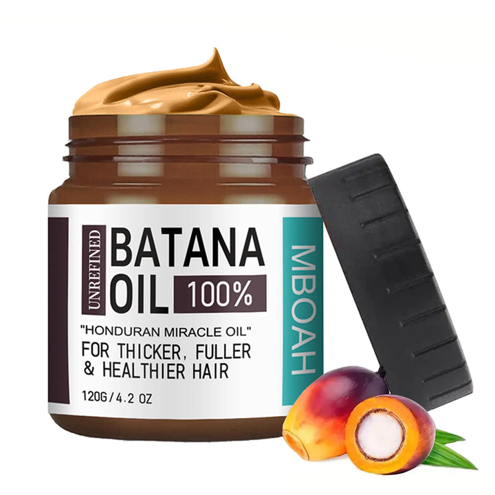 "100% Batana Oil from Honduras | Fuller, Thicker Hair & Deep Nutrition"