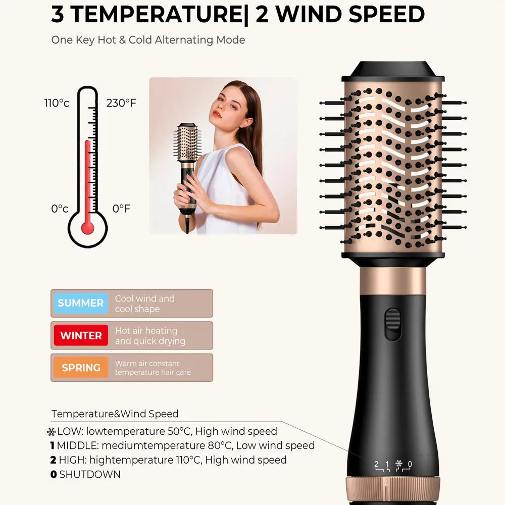 Professional Hair Dryer Brush 4 In 1 Hair Styler